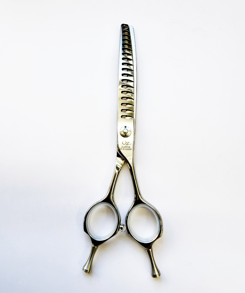 Curved 6.5 Inch - 18 Tooth Curved Chunker Texturizer