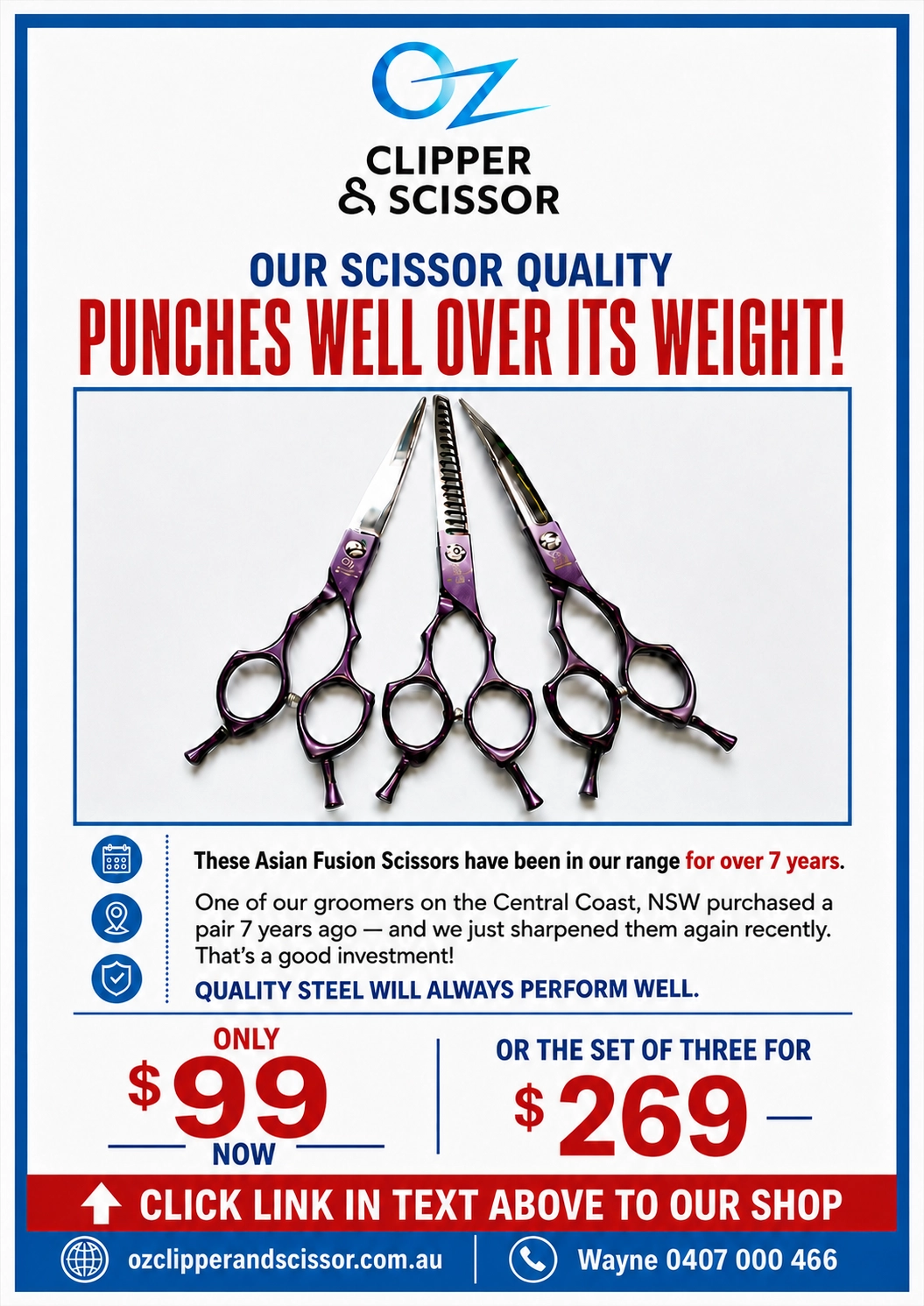 Asian Fusion Scissors Punch Over Weight