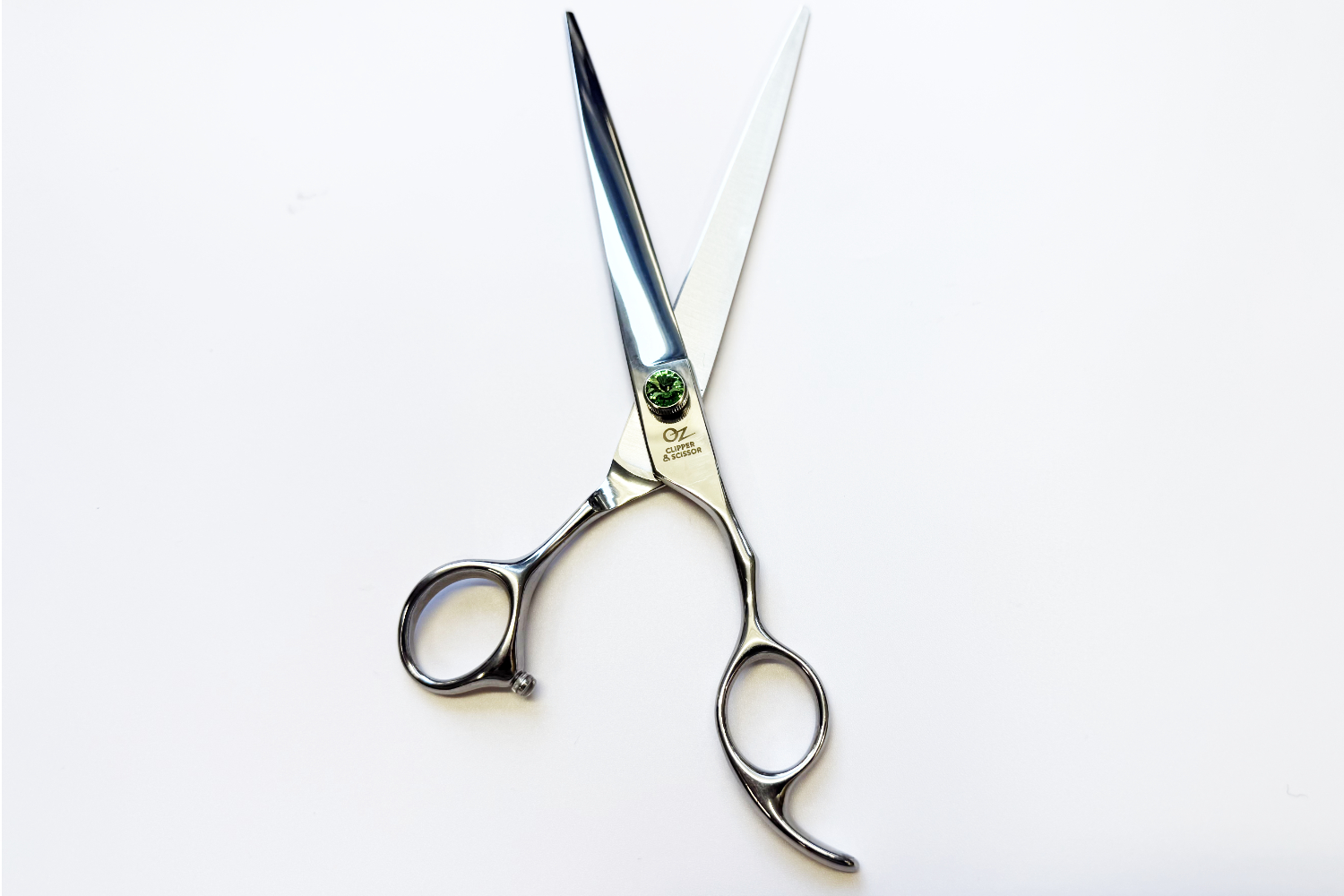 Straight 7.5 Inch Scissors Ergonomic Handle - Image 2
