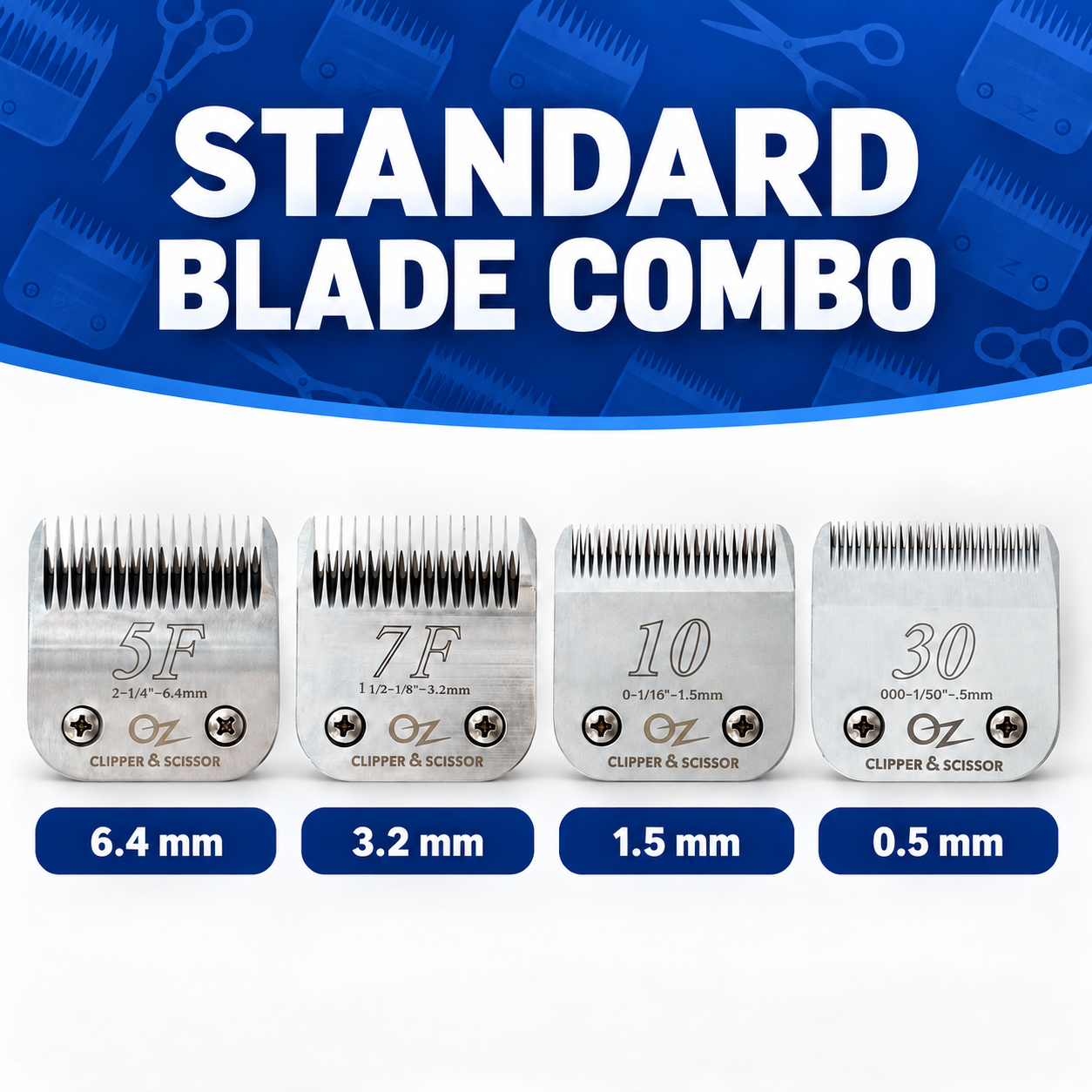 Standard Combo Blade Set